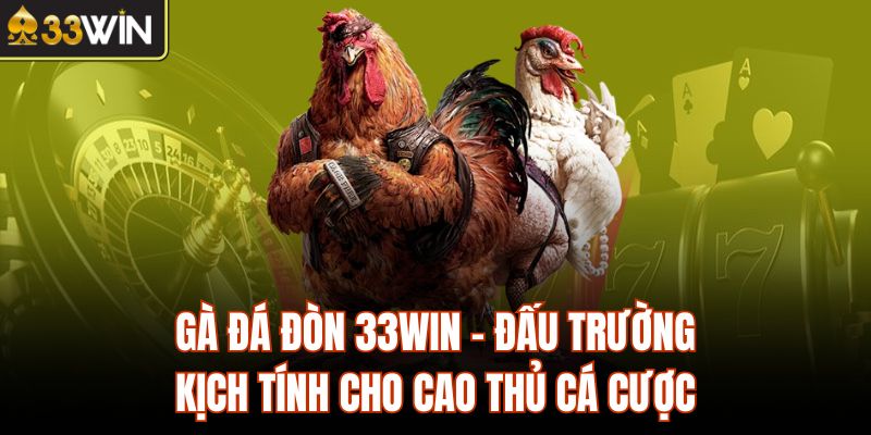 Gà Đá Đòn 33Win - Đấu Trường Kịch Tính Cho Cao Thủ Cá Cược