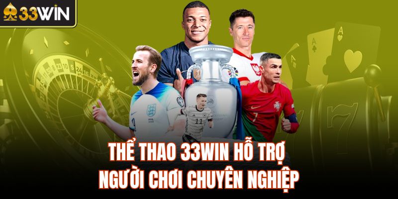 Thể thao 33Win hỗ trợ người chơi chuyên nghiệp