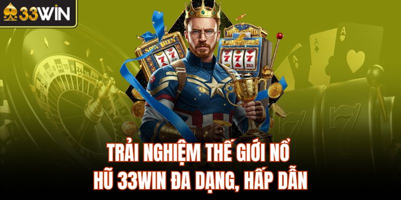Trải nghiệm thế giới nổ hũ 33Win đa dạng, hấp dẫn